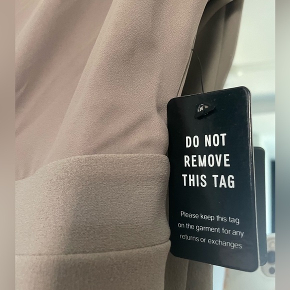 Express Draped Nock Neck Midi Sheath Dress - Picture 5 of 8